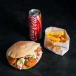 Falafel - Menüben (hasábburgonya + 0,33 l üdítő)