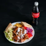 Kebab Tál - Borjúhússal, menüben (0,5 l üdítő)