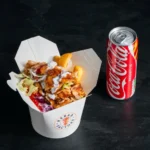 Kebab Box - Csirkehússal, menüben (0,33 l üdítő)